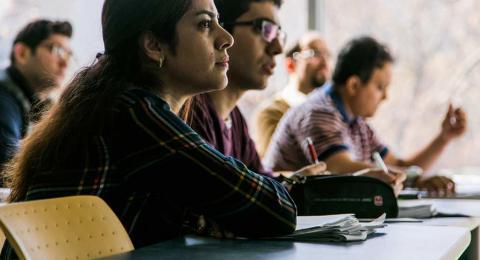 students in a classroom